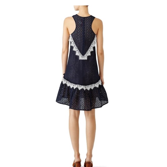 Nha Khanh Navy Bell Dress size 6 - Picture 2 of 7